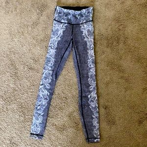 Limited edition patterned Lululemon leggings